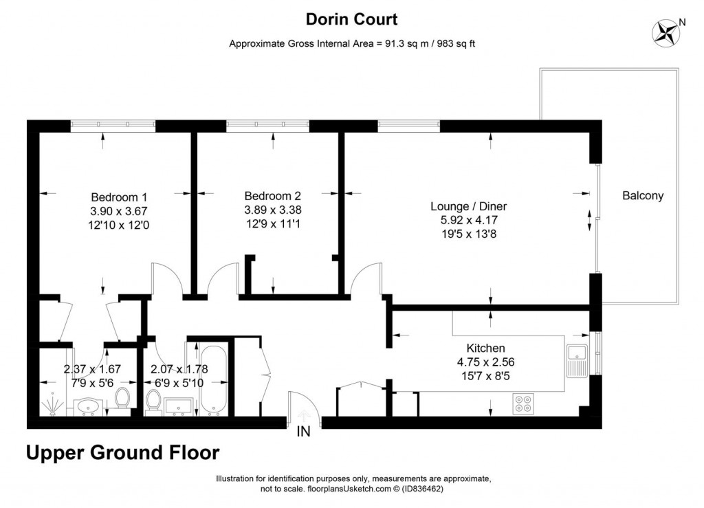 Floorplans For Landscape Road, Warlingham