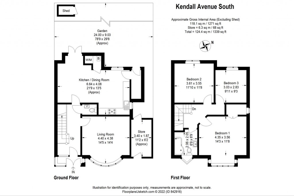 Floorplans For Kendall Avenue South, South Croydon