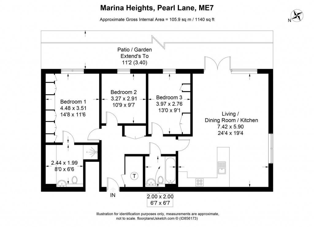 Floorplans For Pearl Lane, Gillingham