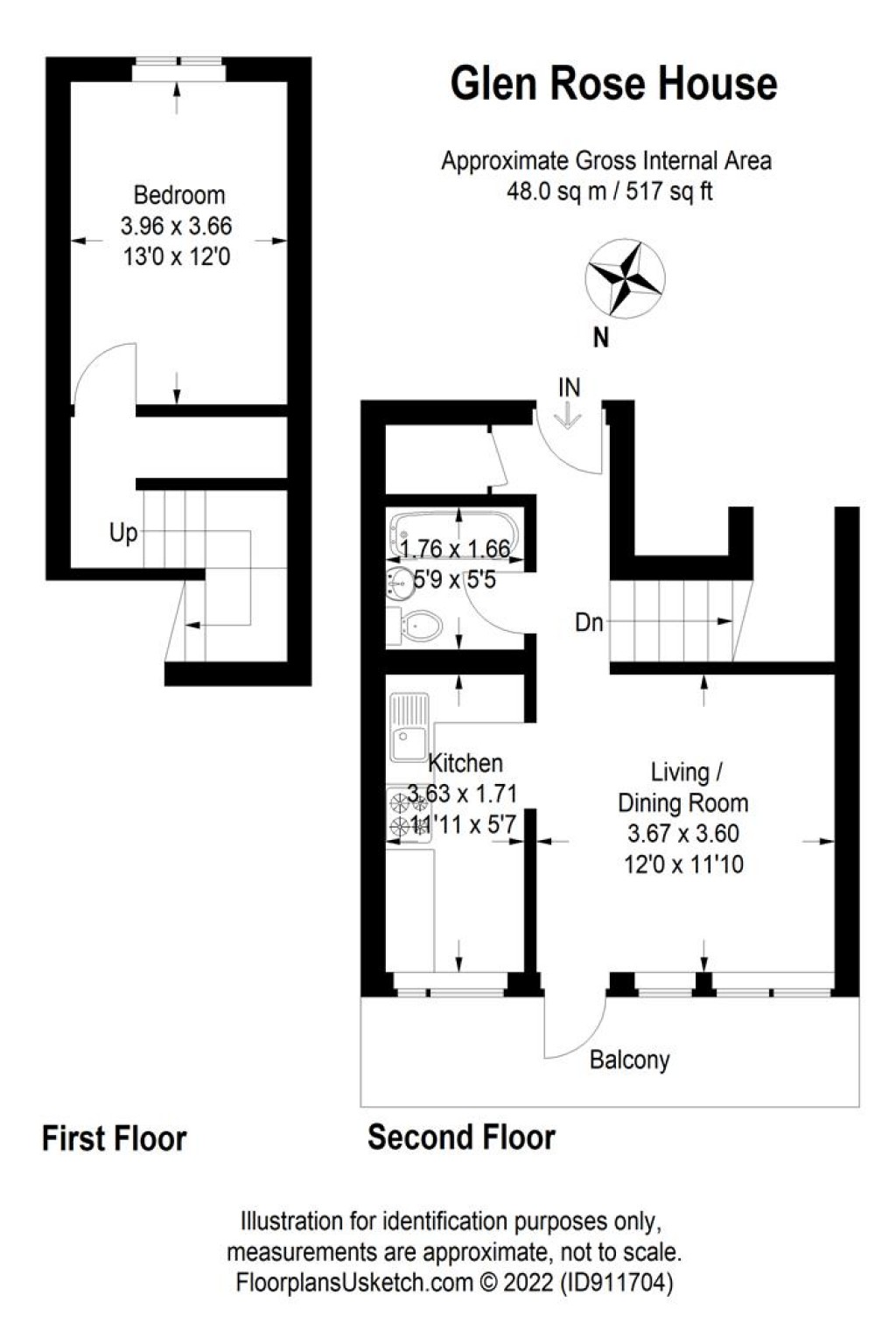Floorplans For Benhill Wood Road, Sutton