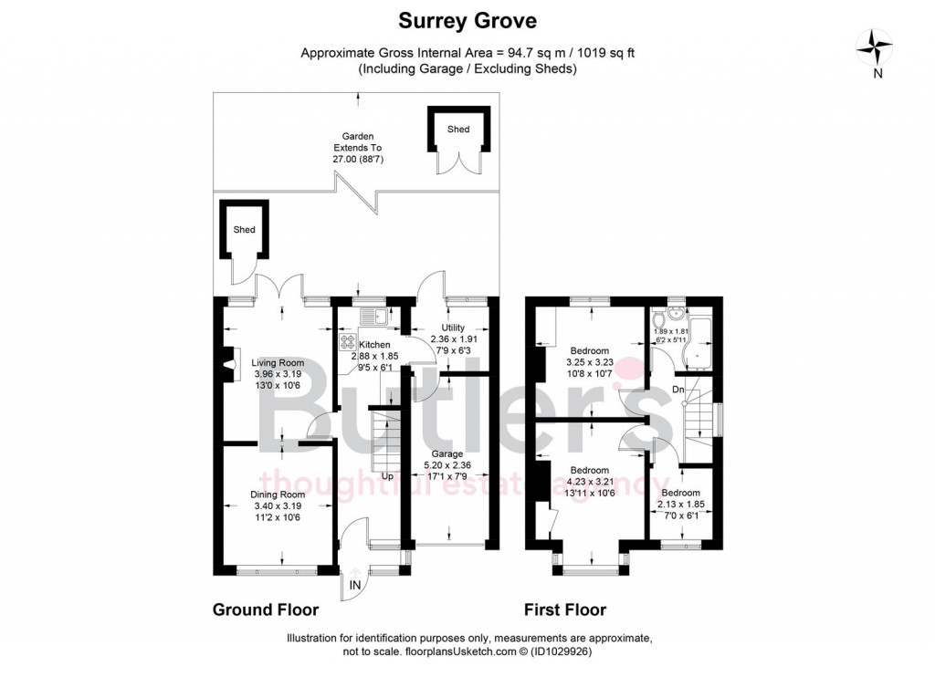 Floorplans For Surrey Grove, Sutton