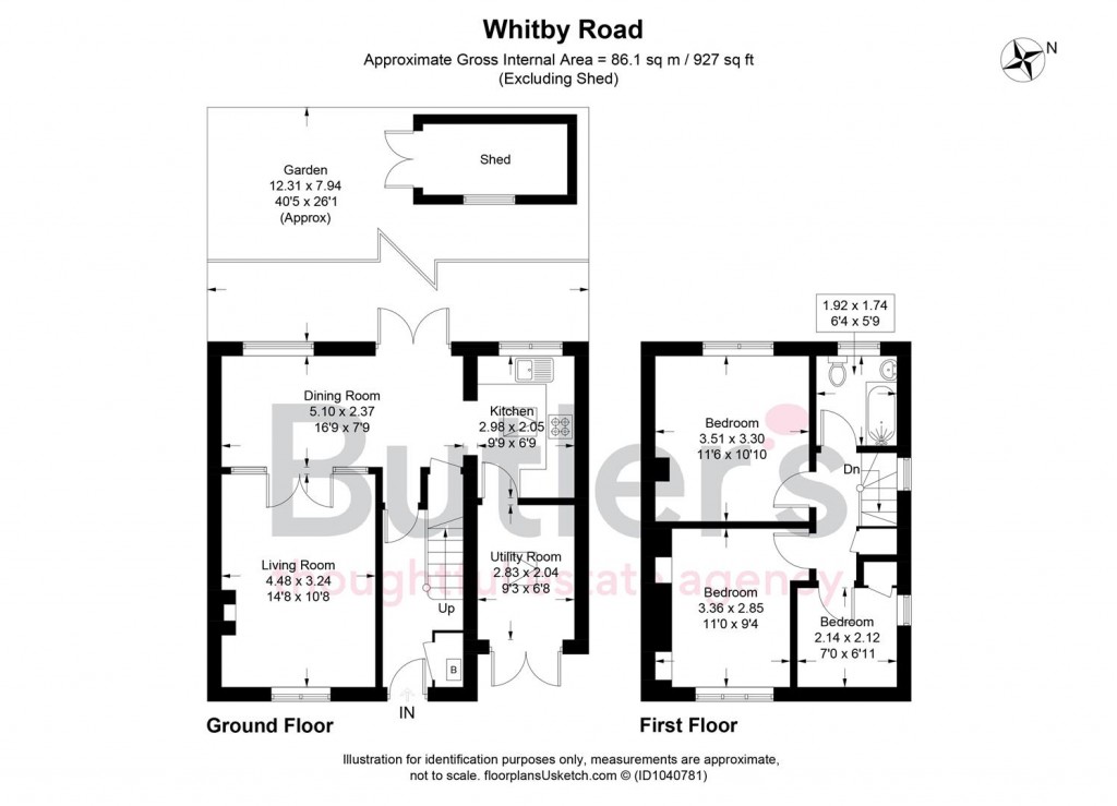 Floorplans For Whitby Road, Sutton