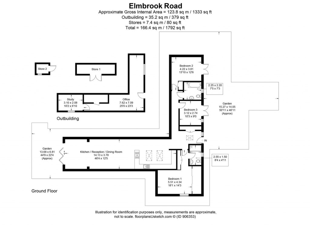 Floorplans For Elmbrook Road, Cheam, Sutton