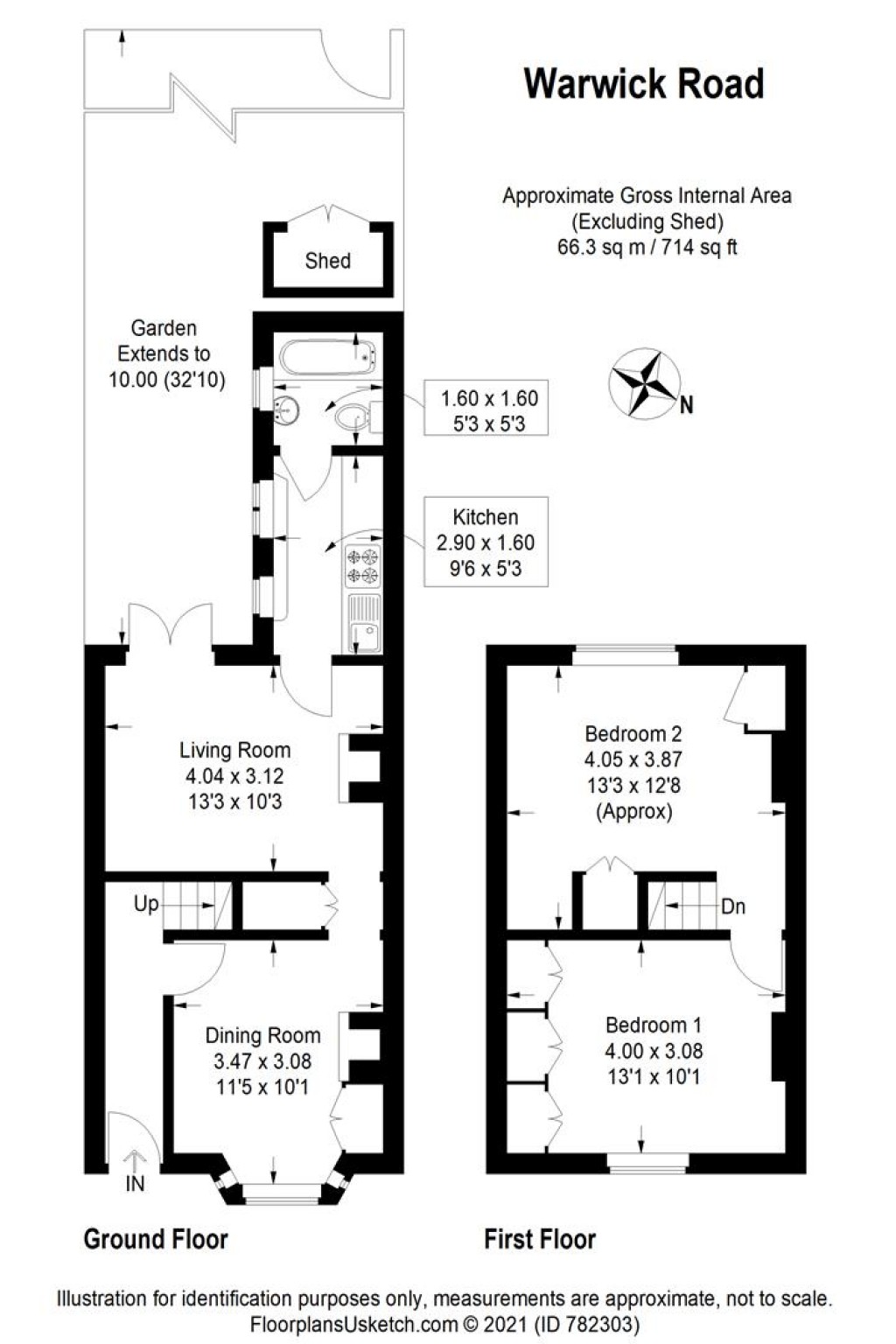 Floorplans For Warwick Road, Sutton