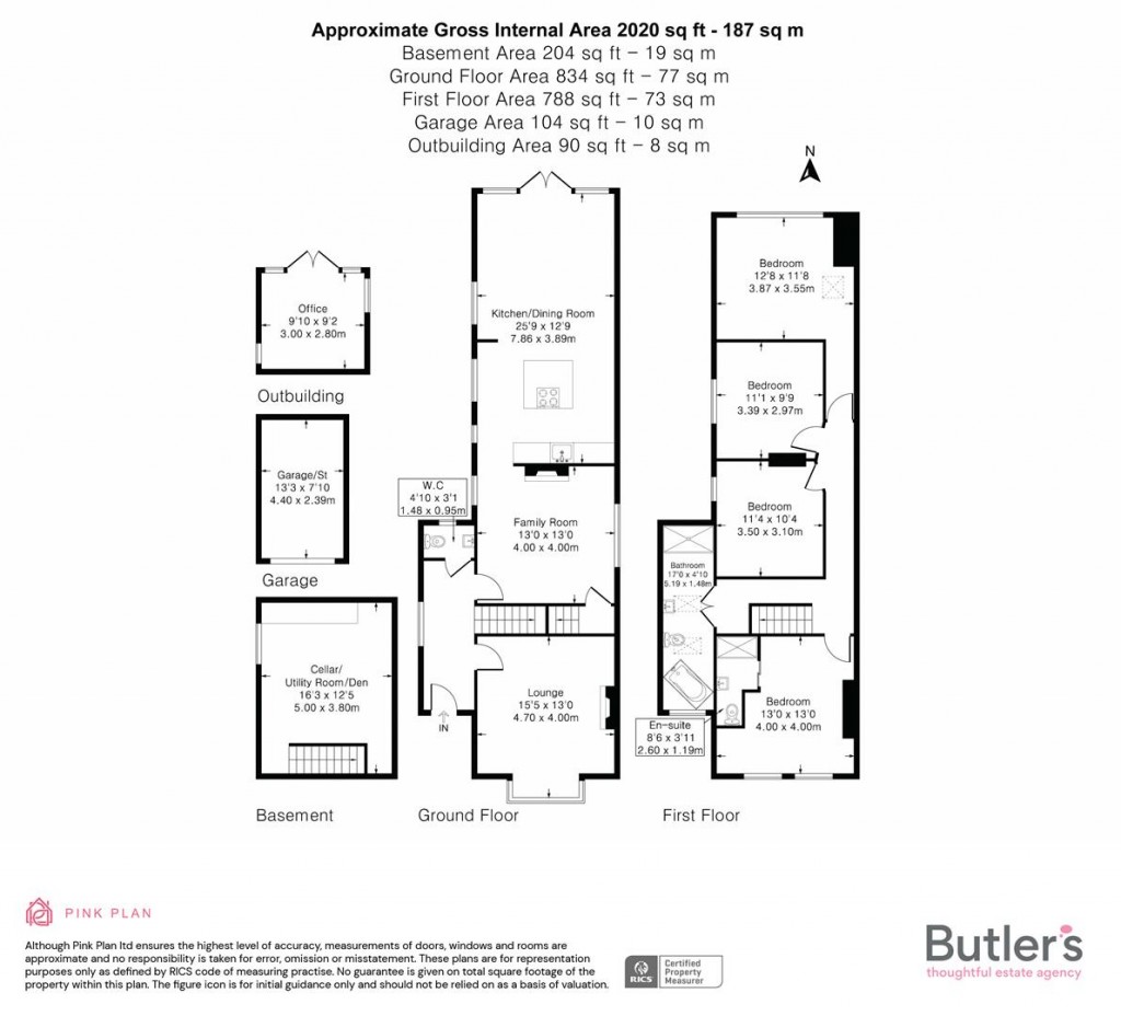 Floorplans For Upper Vernon Road, Sutton