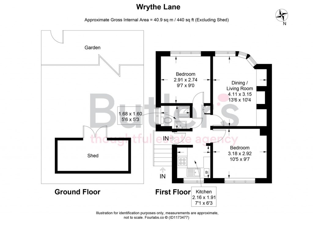 Floorplans For Wrythe Lane, Carshalton