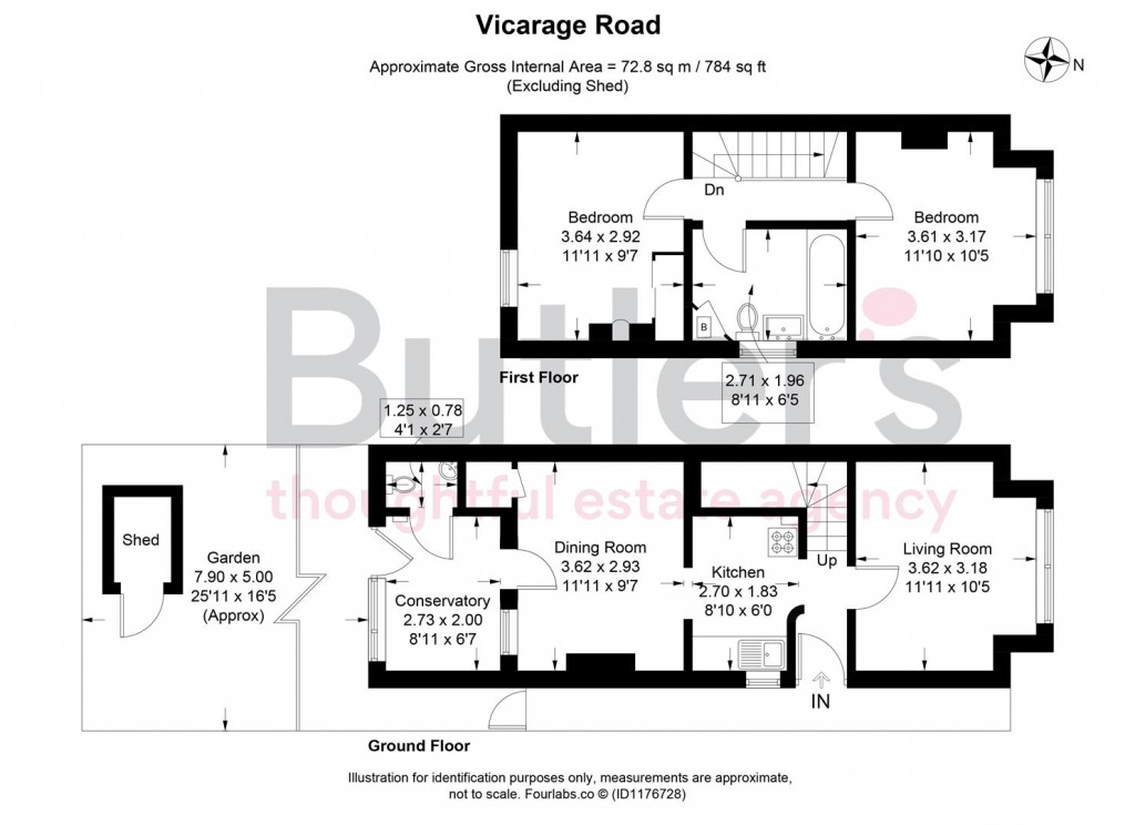 Floorplans For Vicarage Road, Sutton
