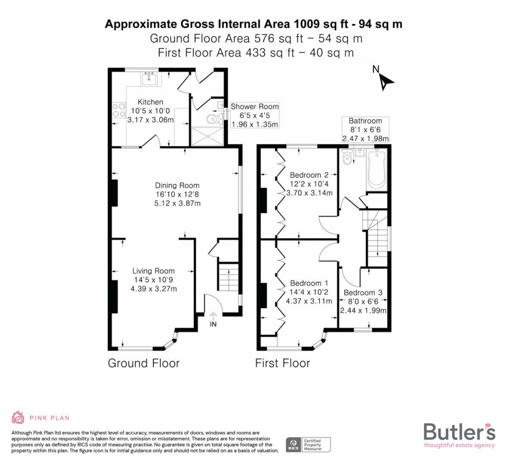 Floorplans For Benhill Avenue, Sutton