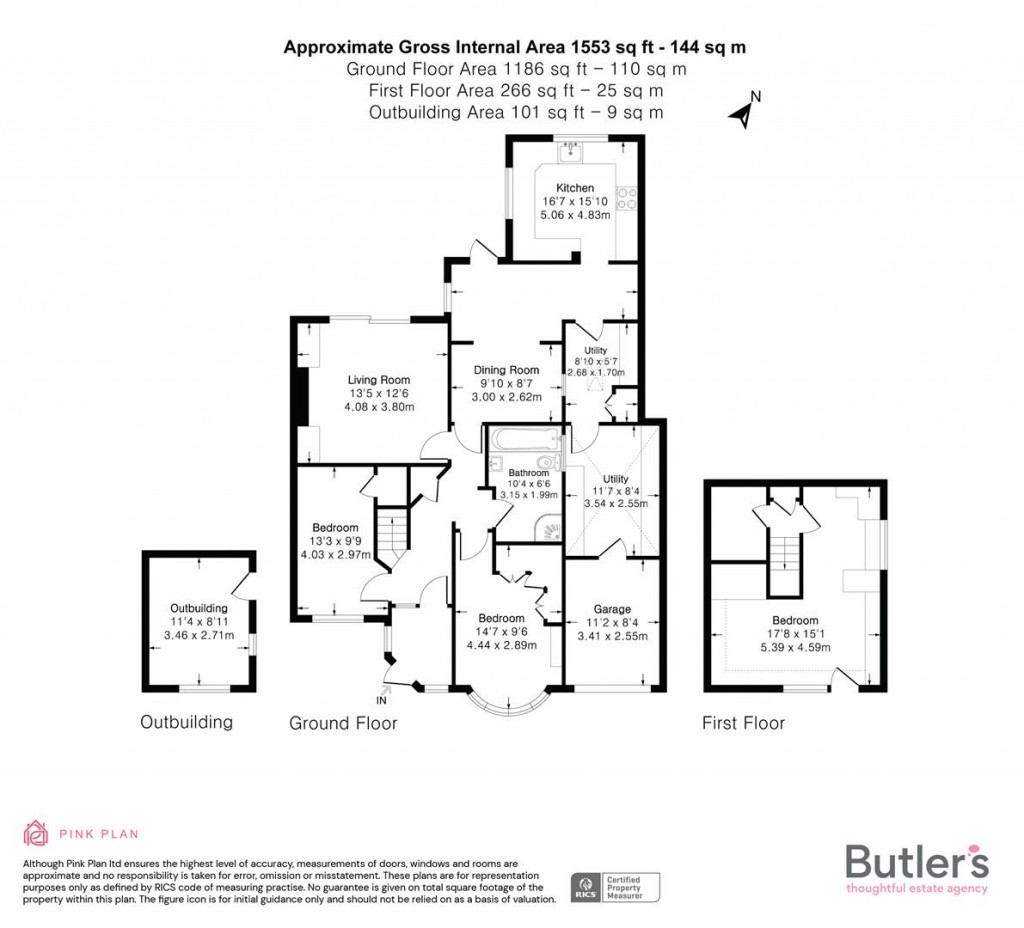 Floorplans For Benfleet Close, Sutton