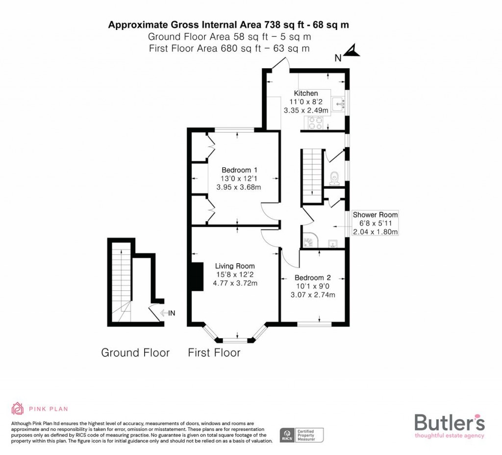 Floorplans For Keswick Close, Sutton