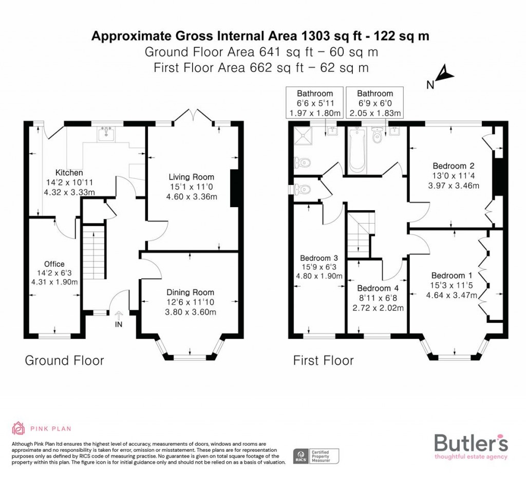 Floorplans For Mead Crescent, Sutton