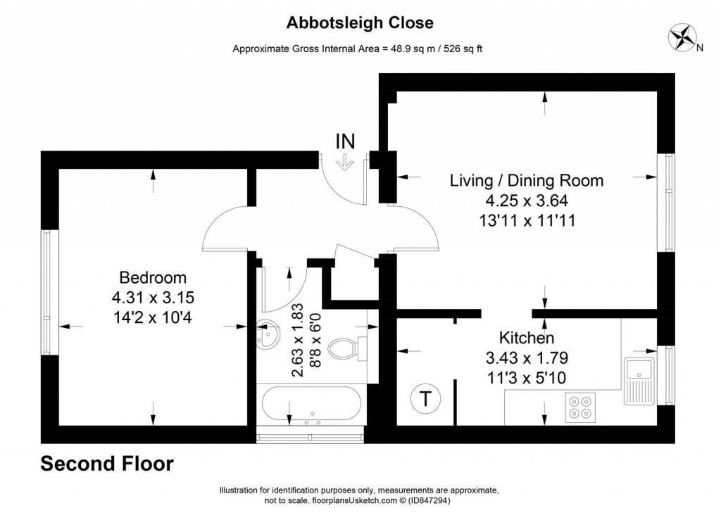 Floorplans For Abbotsleigh Close, Sutton