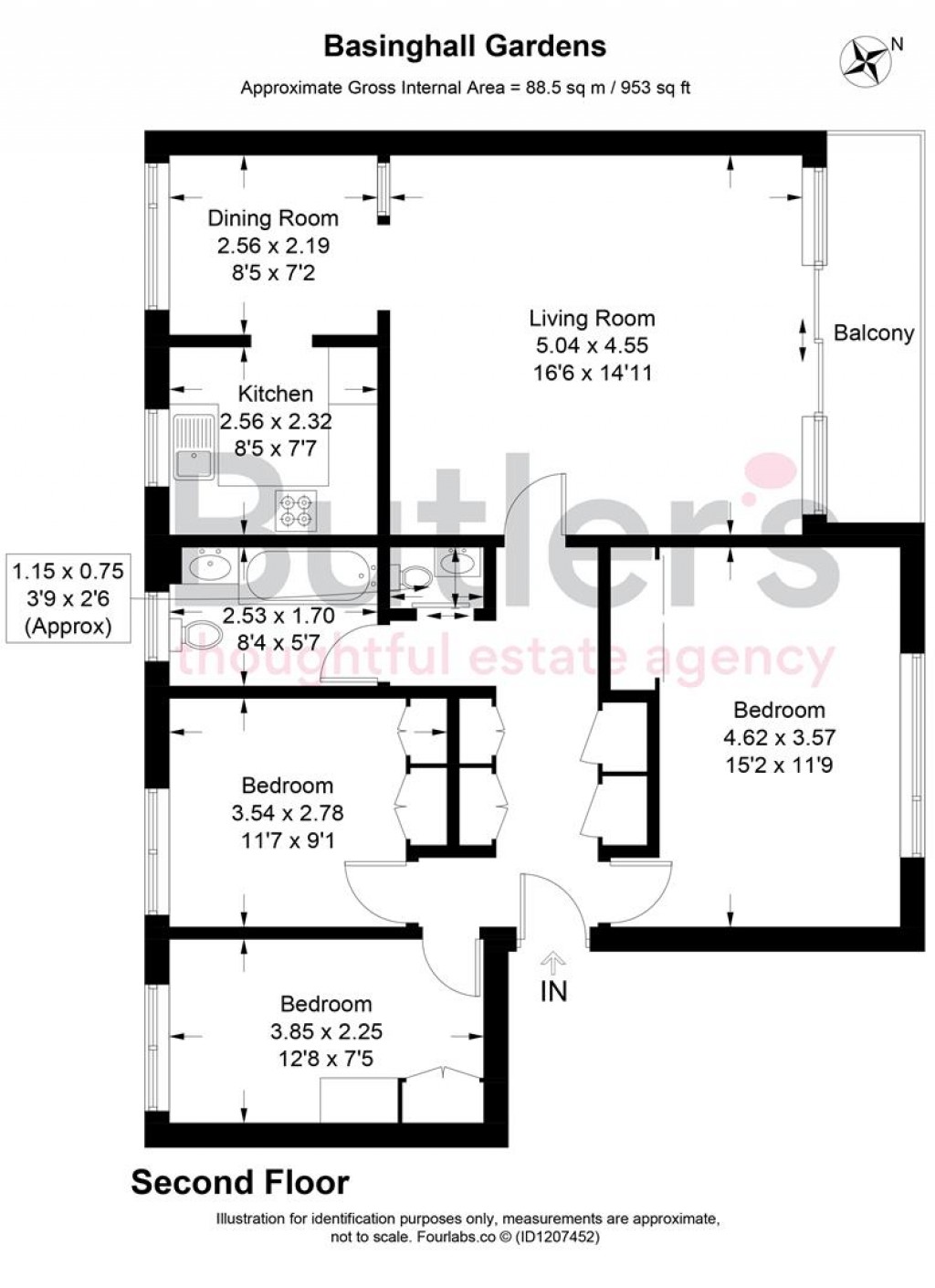 Floorplans For Basinghall Gardens, Sutton