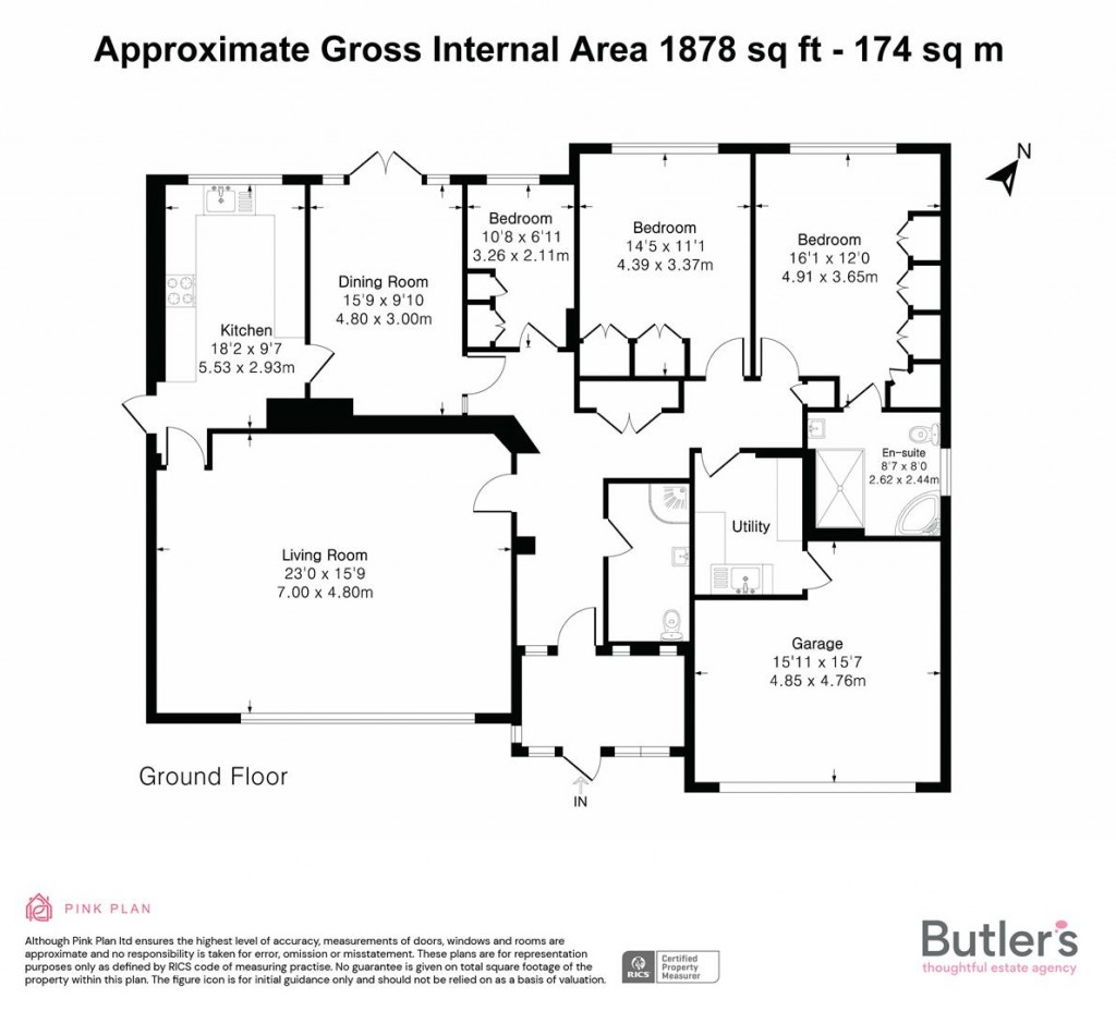 Floorplans For Northey Avenue, Cheam, Sutton