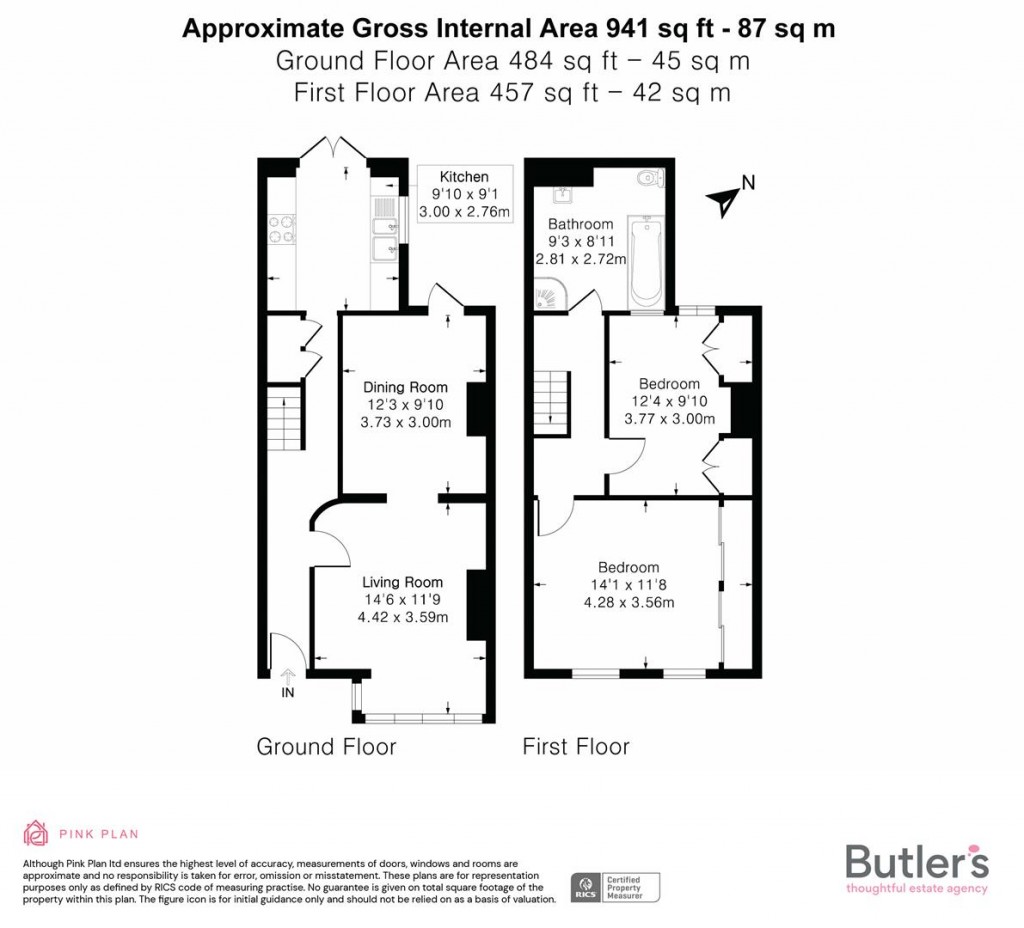 Floorplans For Benhill Road, Sutton