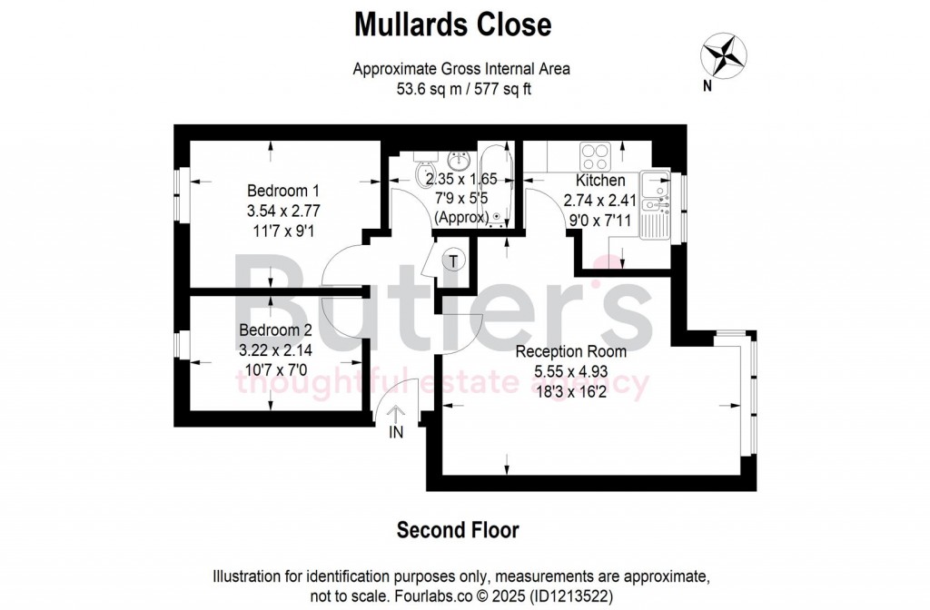 Floorplans For Mullards Close, Mitcham