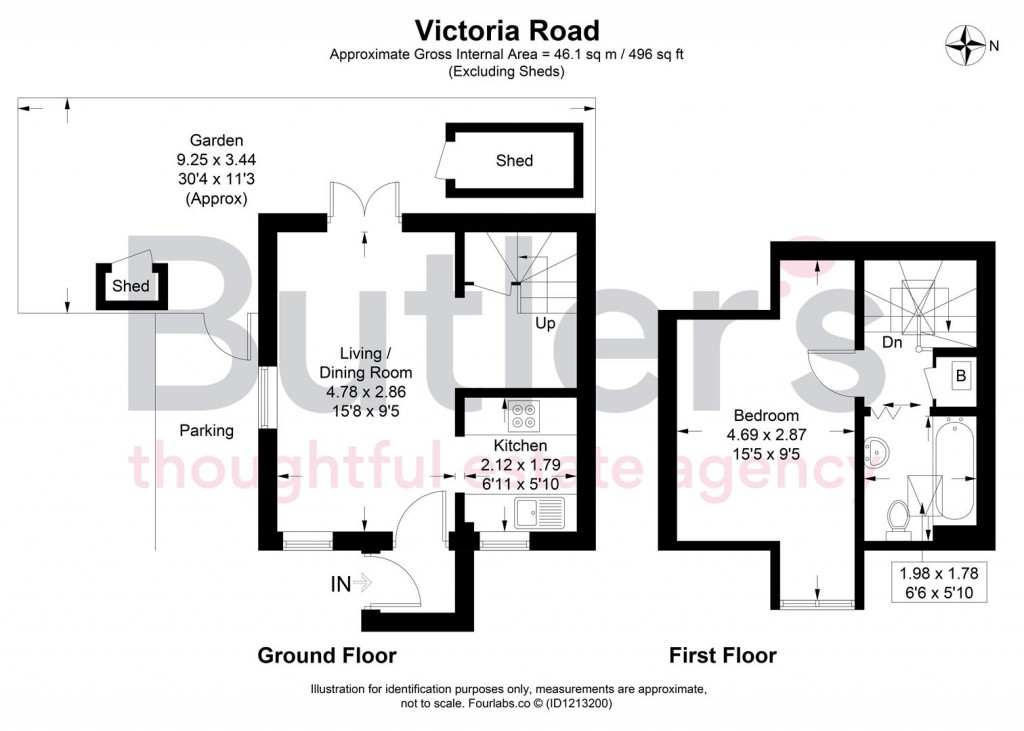 Floorplans For Victoria Road, Sutton