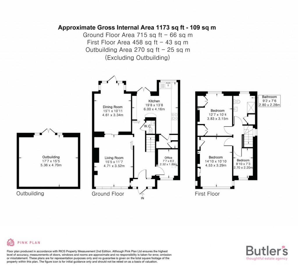 Floorplans For Broomloan Lane, Sutton