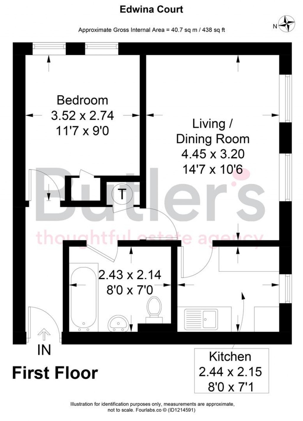 Floorplans For Burnell Road, Sutton