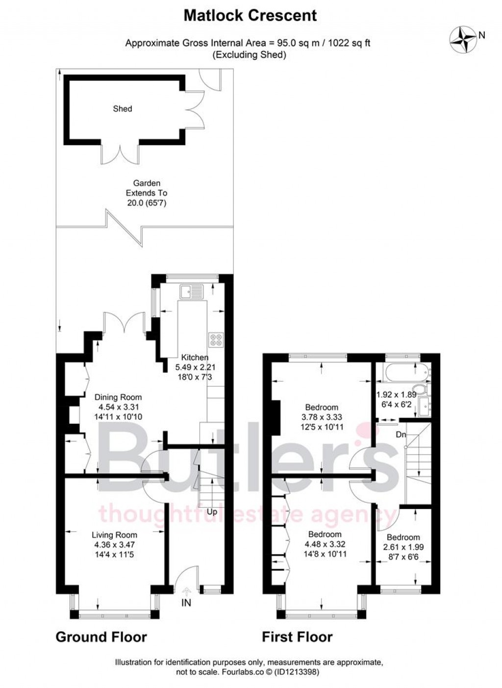 Floorplans For Matlock Crescent, Cheam, Sutton