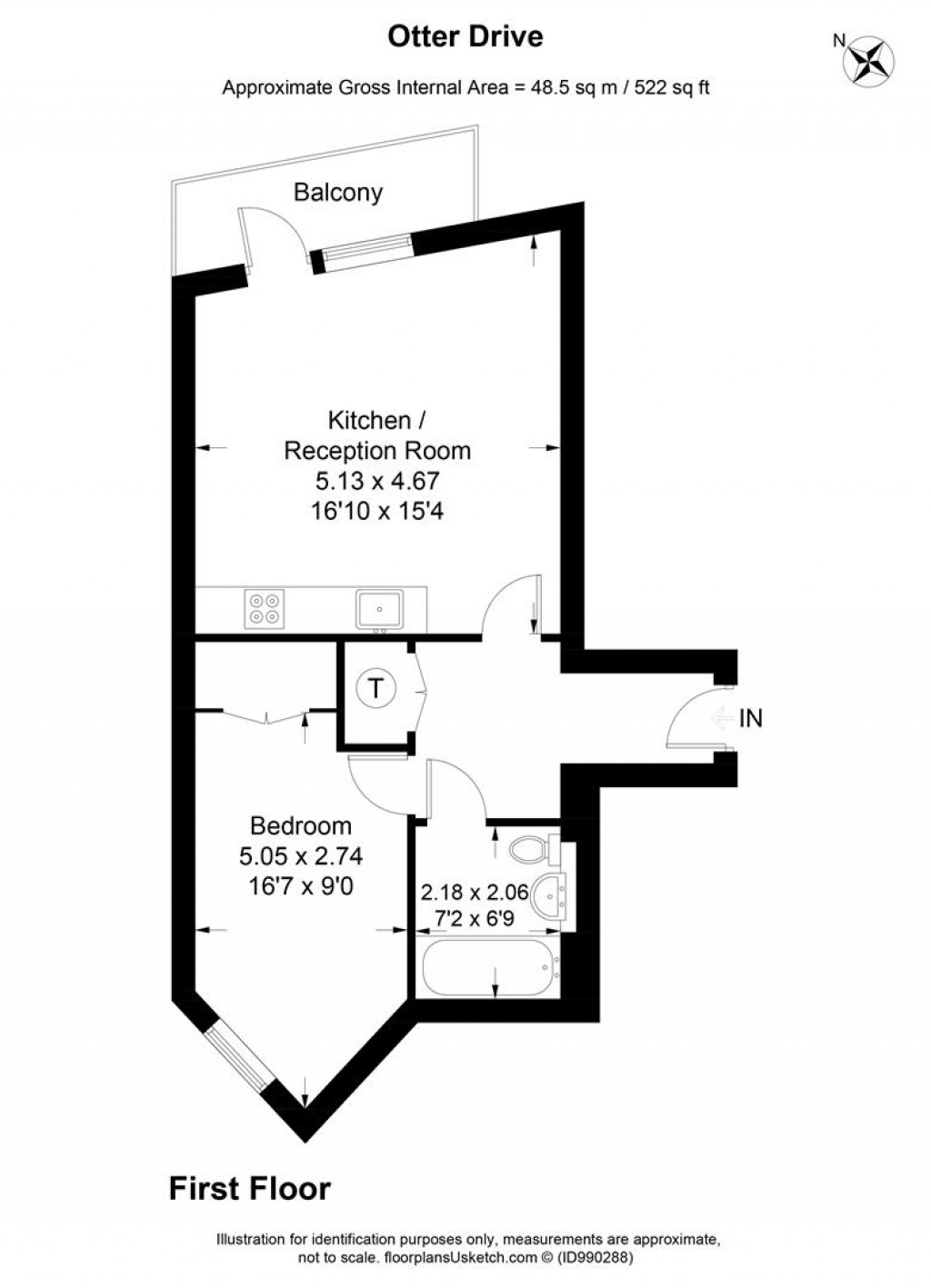 Floorplans For Otter Drive, Carshalton