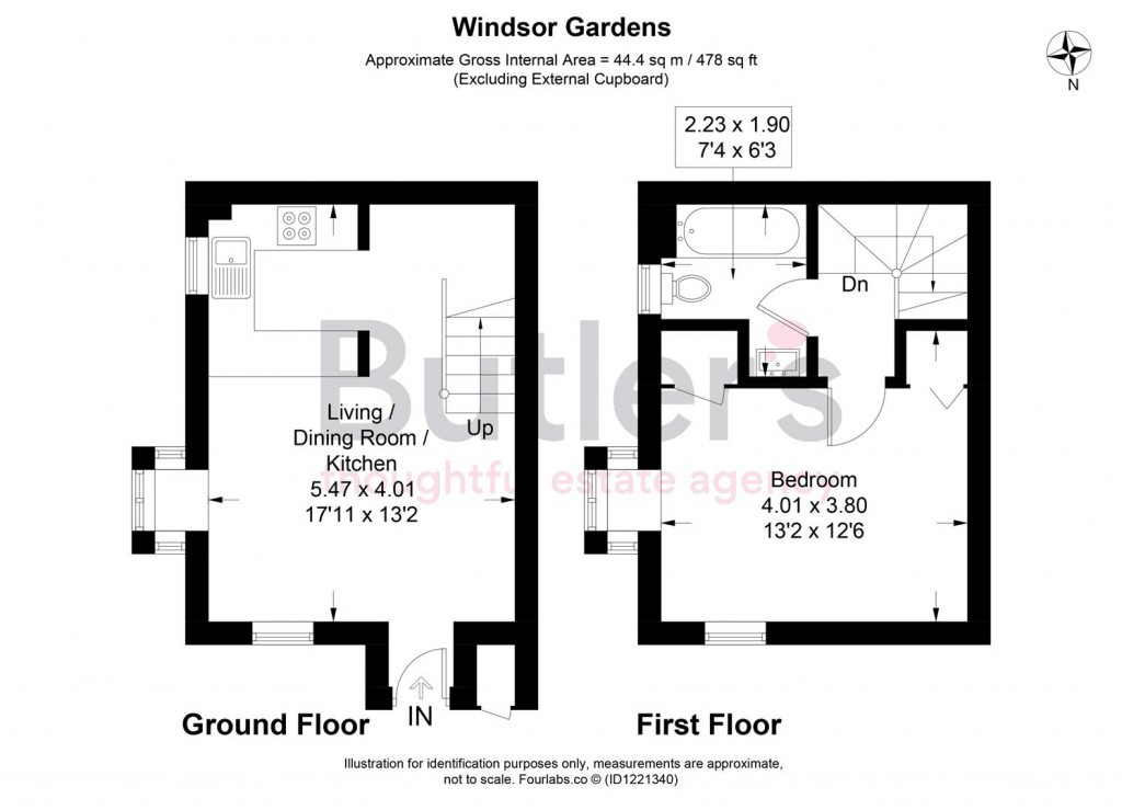 Floorplans For Windsor Gardens, Croydon