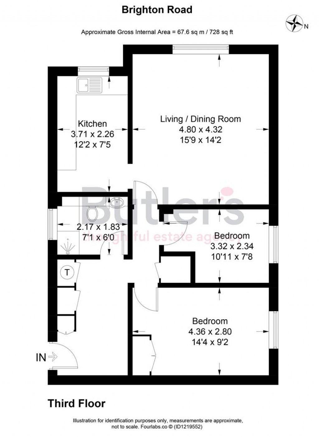 Floorplans For 96 Brighton Road, Sutton