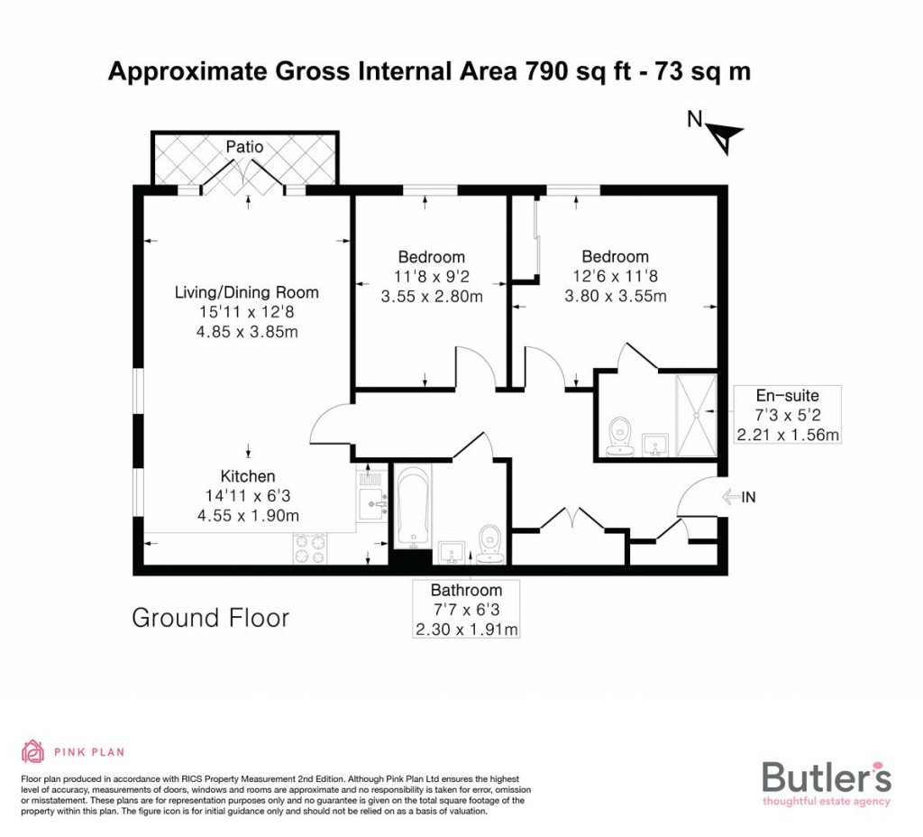 Floorplans For Cavendish Road, Sutton