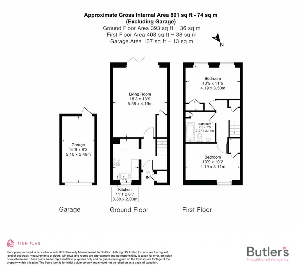 Floorplans For Southwood Close, Worcester Park