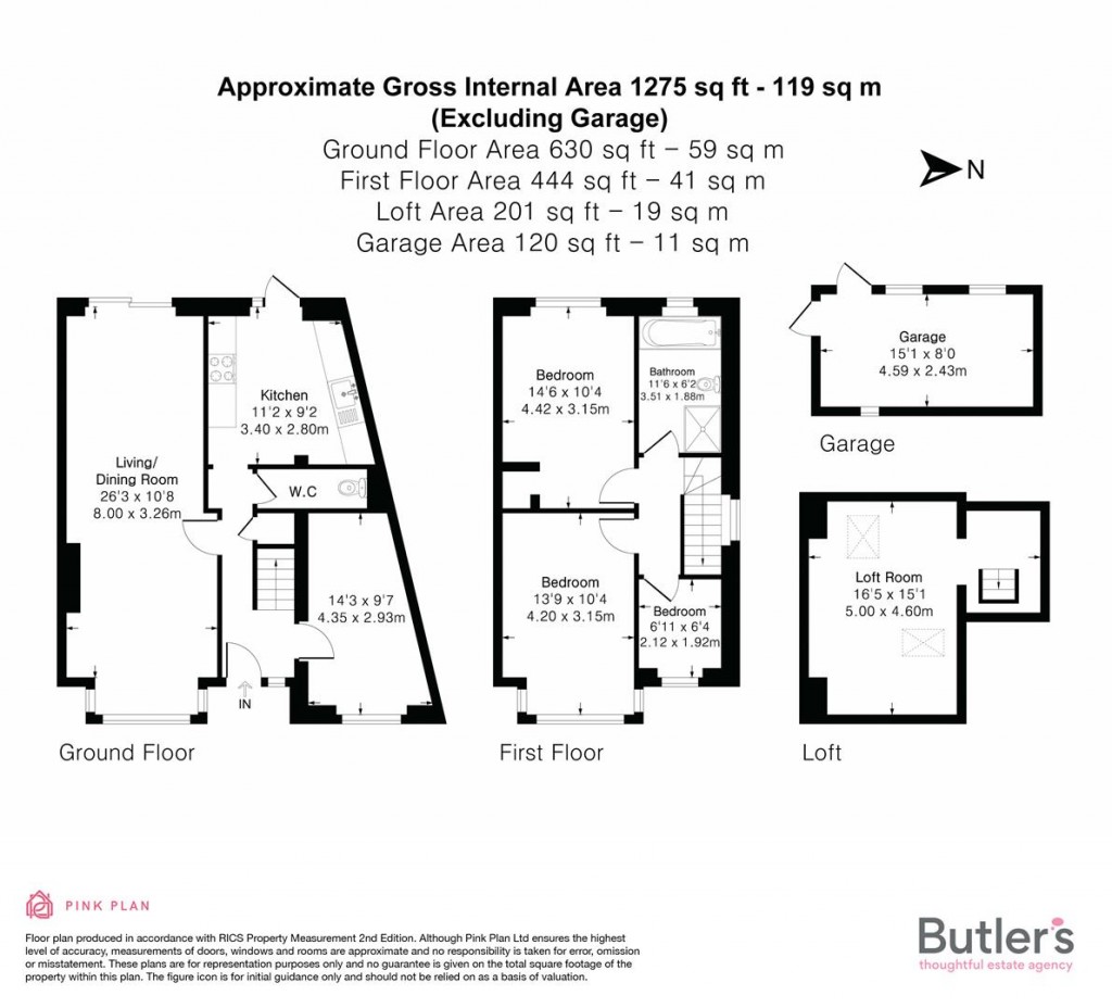 Floorplans For Gander Green Lane, Sutton