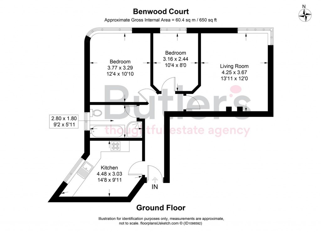 Floorplans For Benhill Wood Road, Sutton