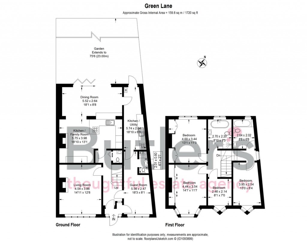 Floorplans For Green Lane, Purley