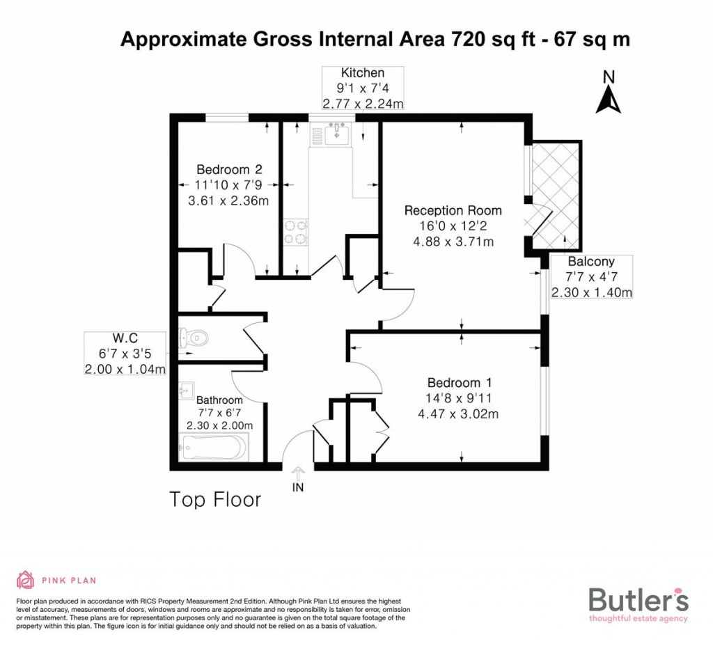 Floorplans For 60 Cheam Road, Sutton
