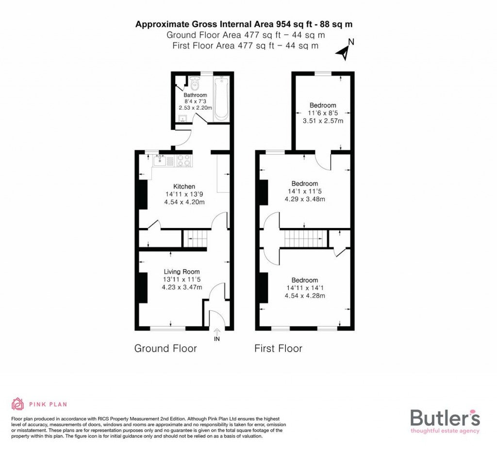 Floorplans For Morland Road, Sutton
