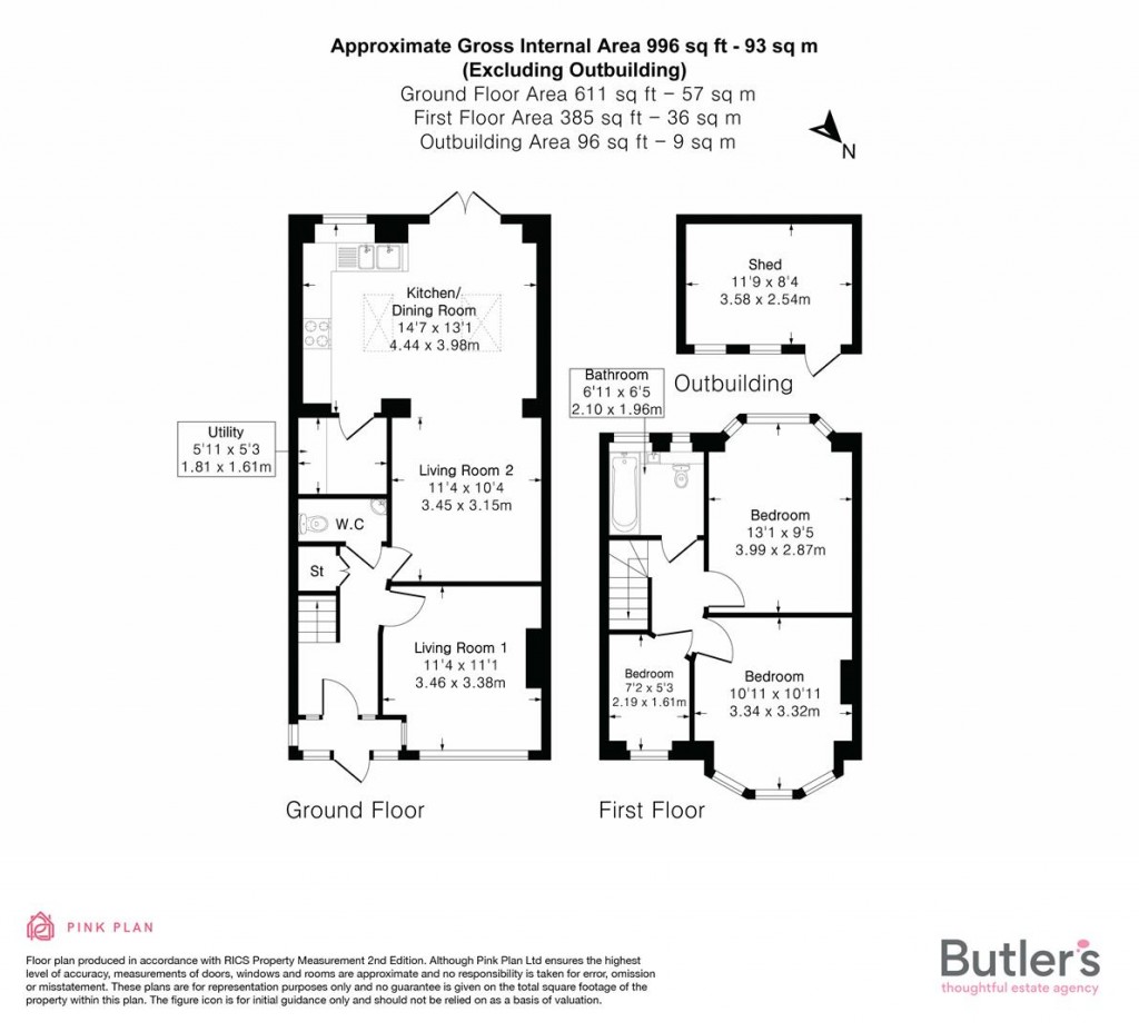 Floorplans For Sunbury Road, Cheam, Sutton