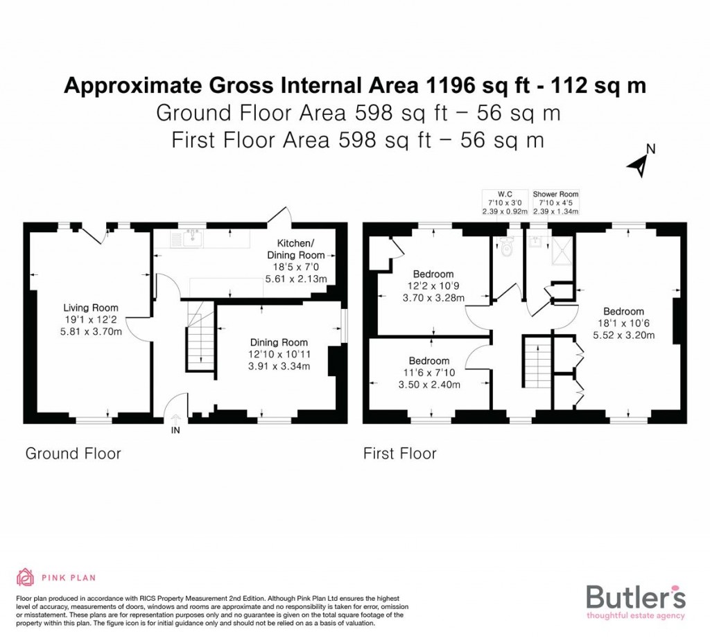 Floorplans For Nightingale Road, Carshalton