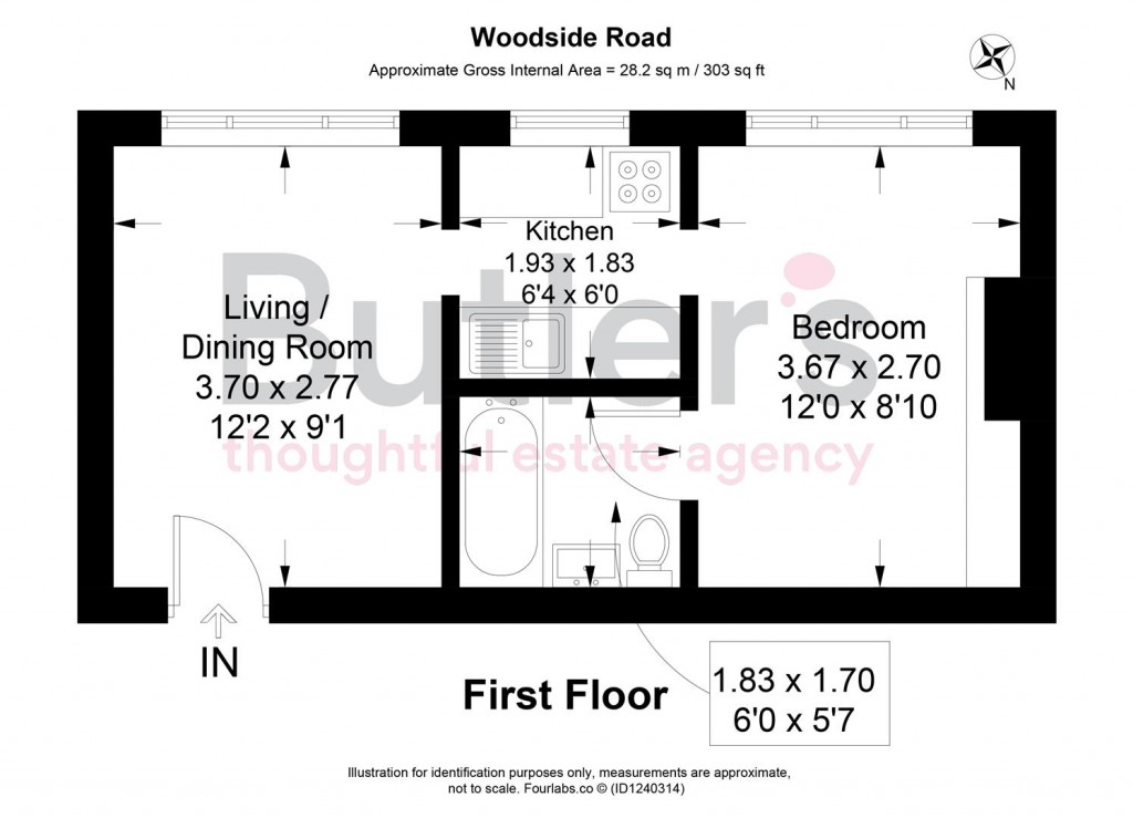 Floorplans For Woodside Road, Sutton