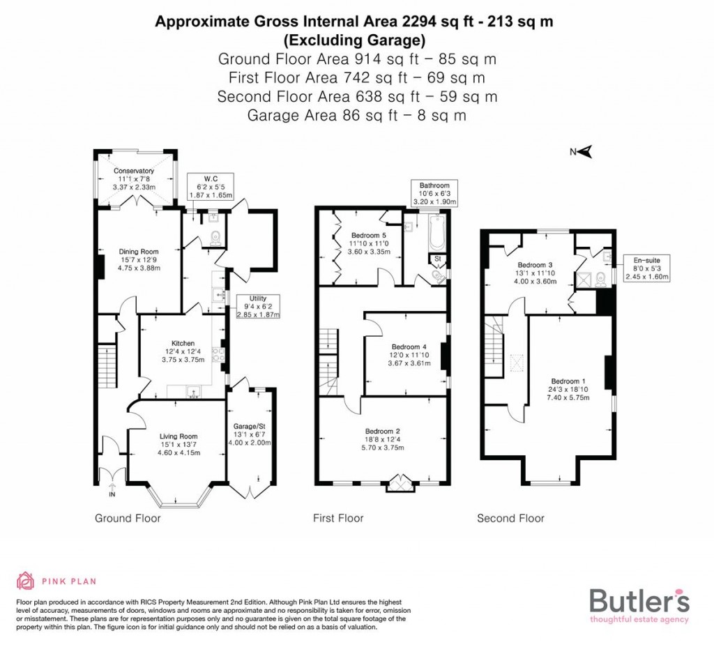 Floorplans For Sherwood Park Road, Sutton