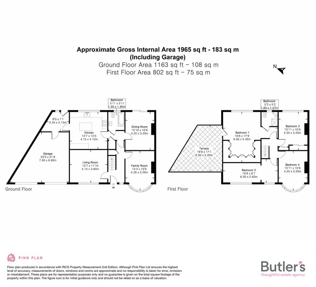 Floorplans For Benfleet Close, Sutton