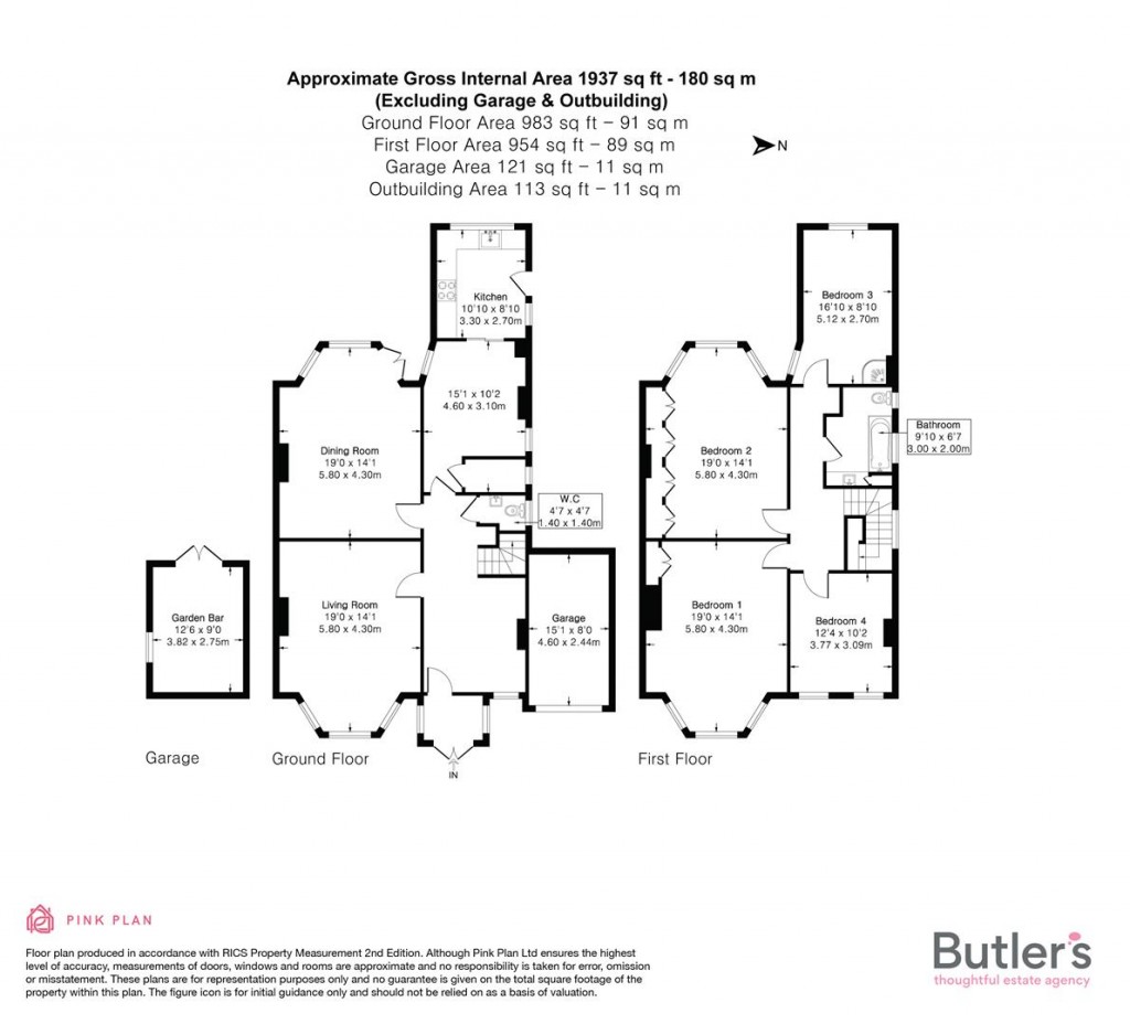 Floorplans For Rosebery Road, Cheam, Sutton