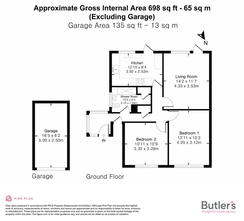 Floorplans For Rutherford Close, Sutton
