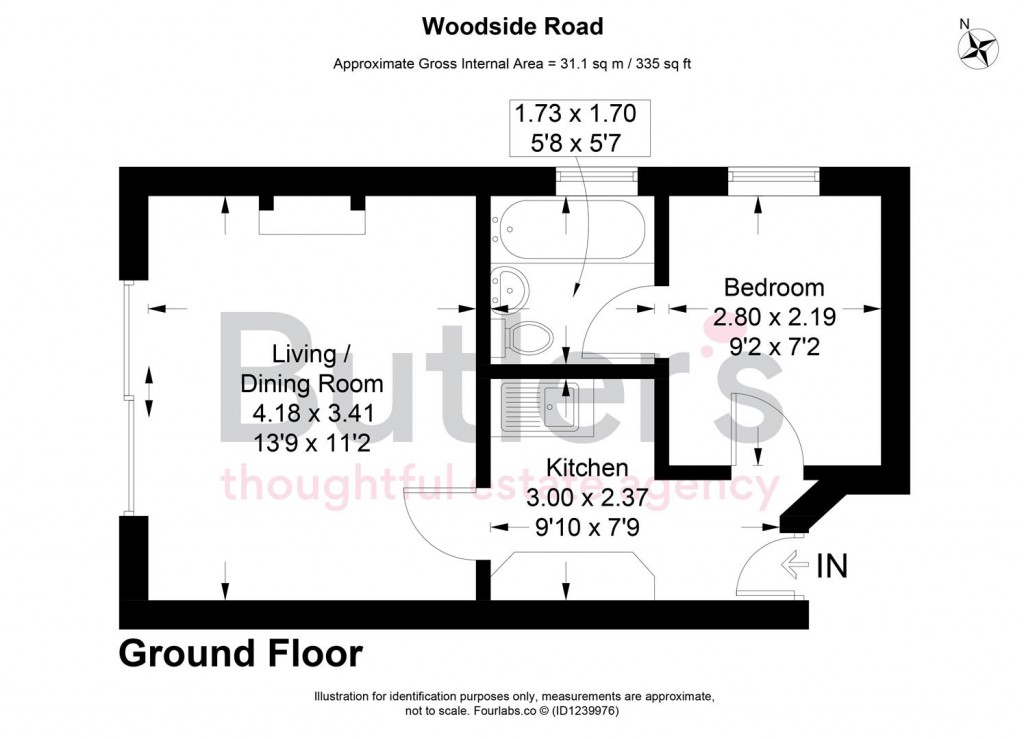 Floorplans For Woodside Road, Sutton