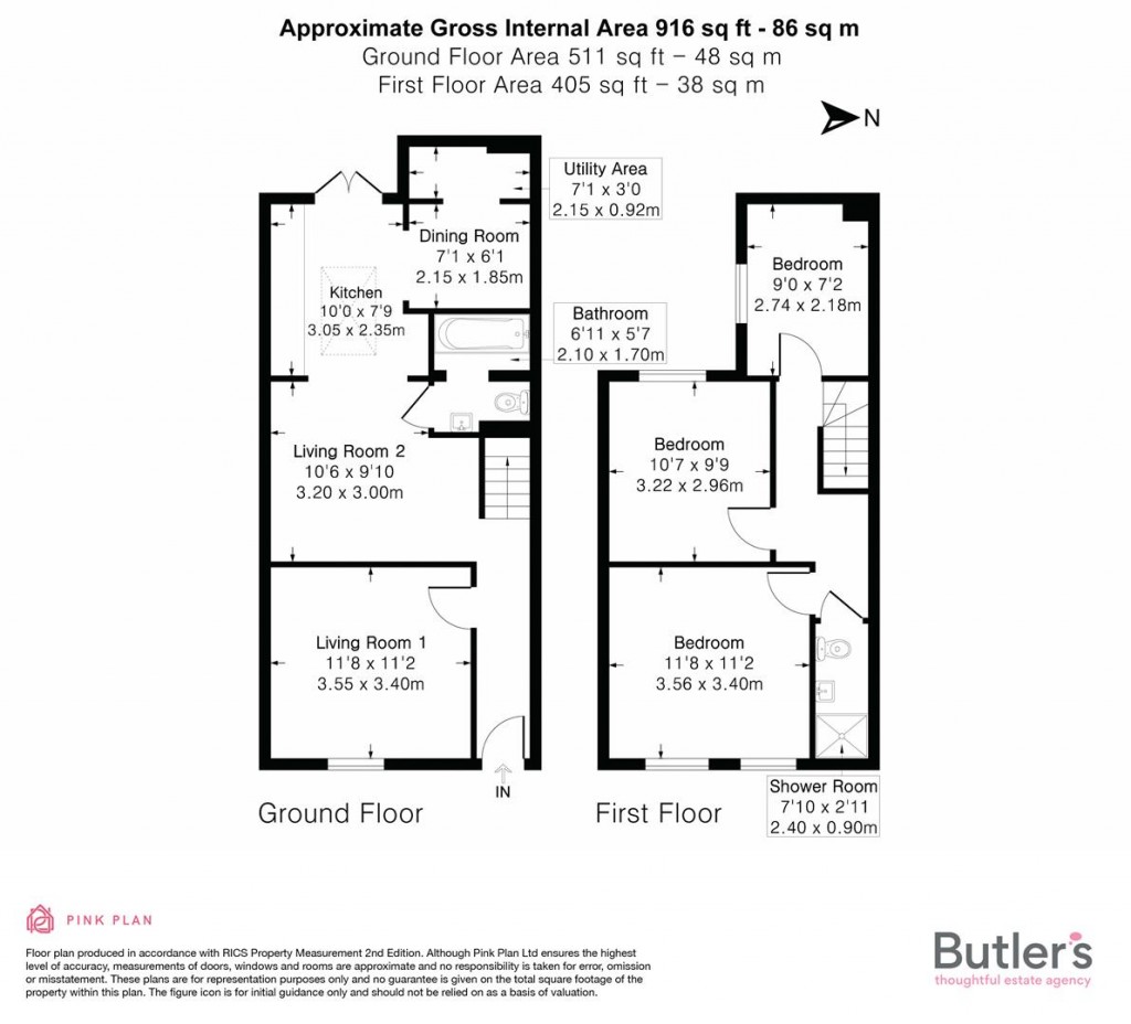 Floorplans For William Road, Sutton