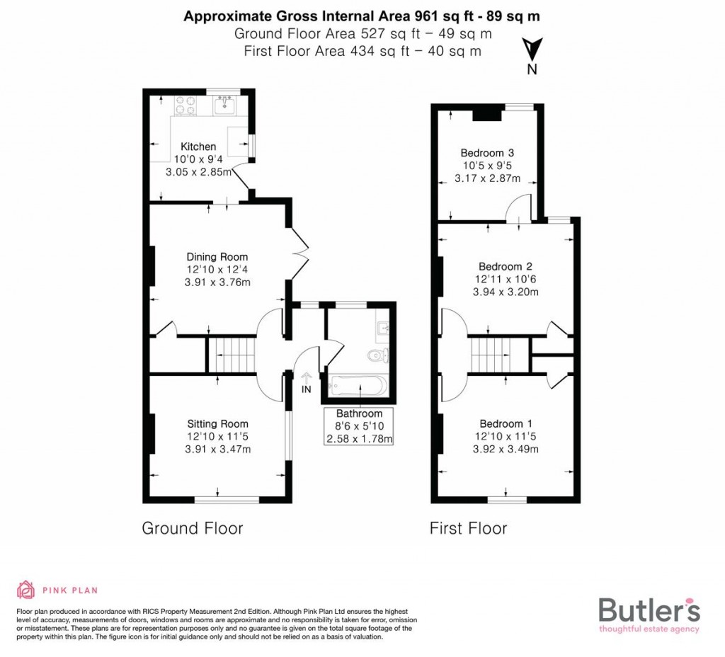 Floorplans For Vernon Road, Sutton