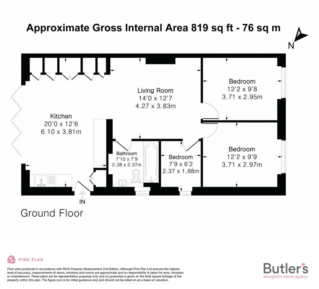 Floorplans For Clarkes Avenue, Worcester Park