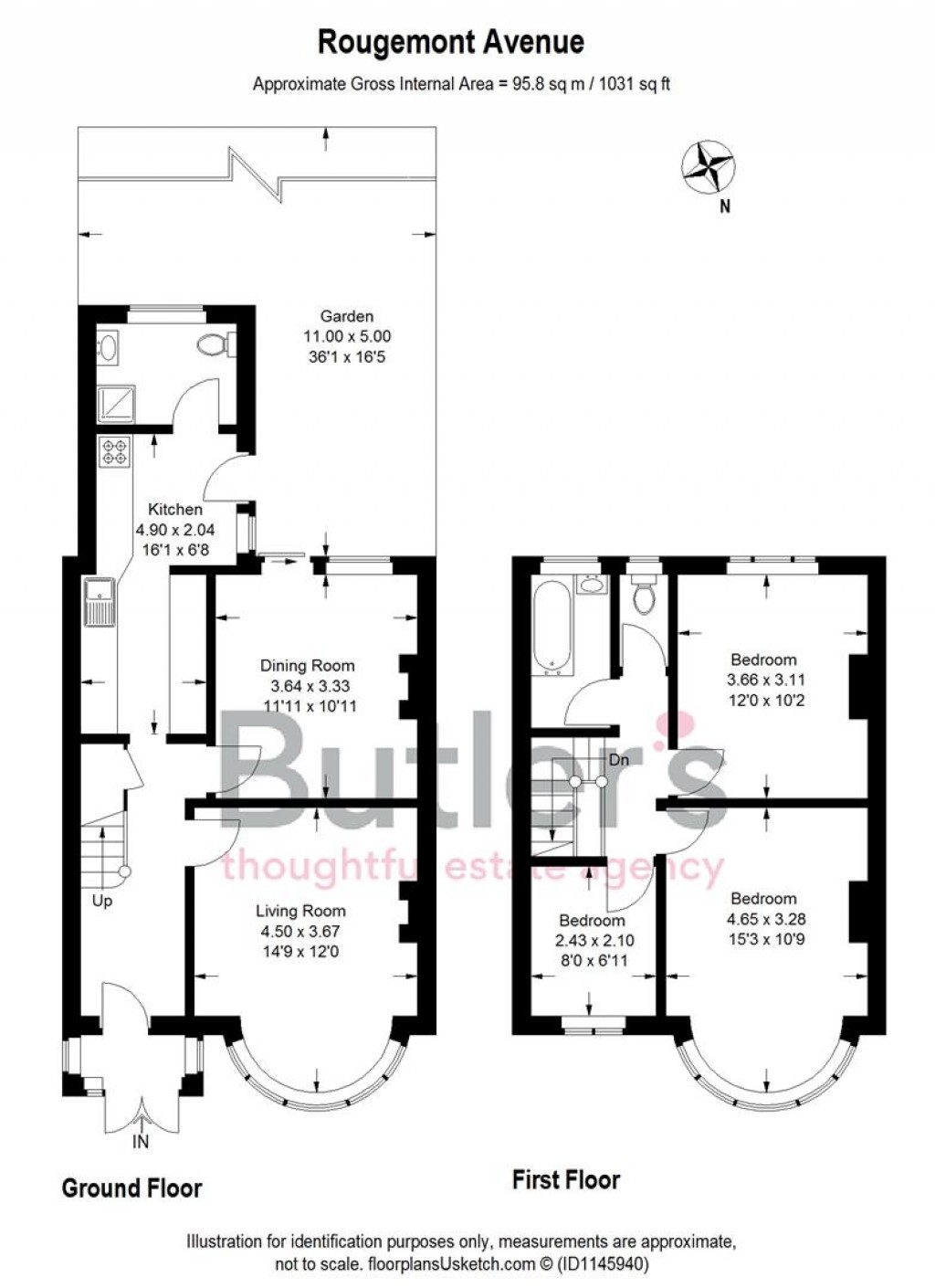 Floorplans For Rougemont Avenue, Morden