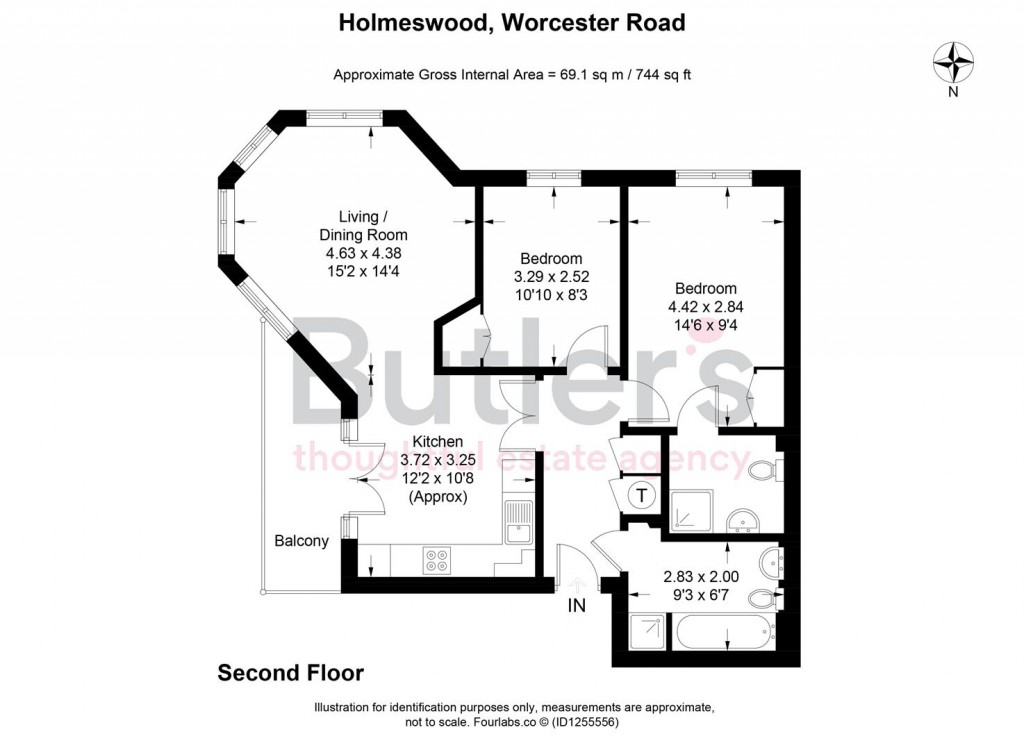 Floorplans For 46 Worcester Road, Sutton