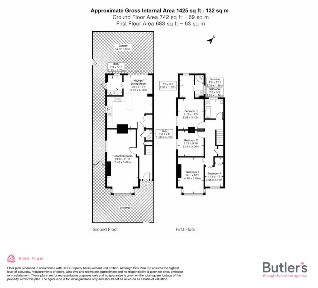 Floorplans For Gander Green Lane, Sutton
