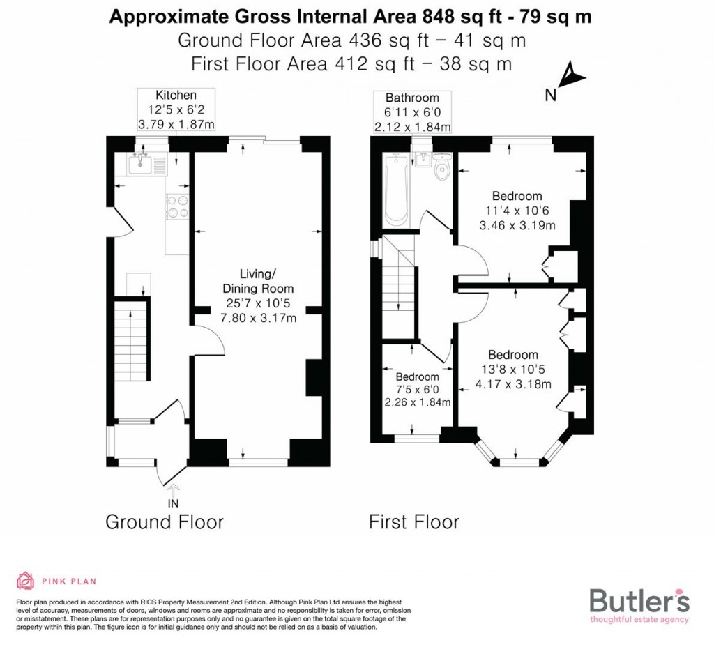 Floorplans For Orchard Way, Sutton