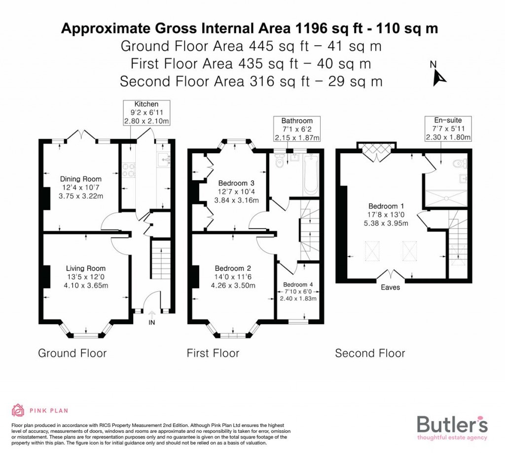 Floorplans For Connaught Road, Sutton